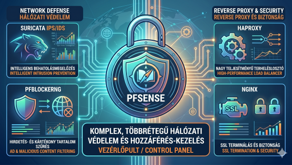 Szintre emeljük a védelmet: Megérkezett a pfSense alapú intelligens tűzfalrendszer
